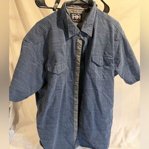 Blue Button-Up Shirt